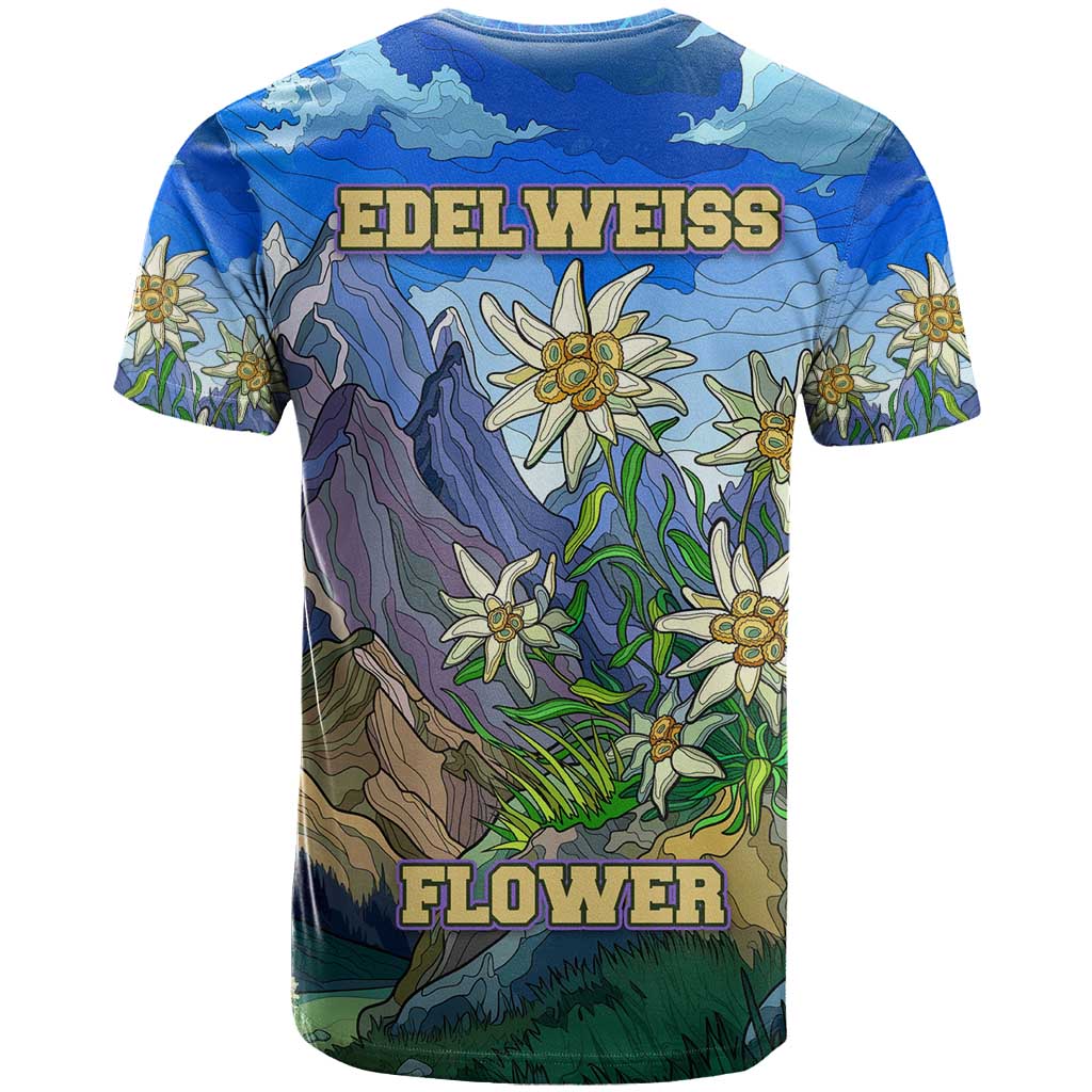 Edelweiss Flower Switzerland Mountain T-Shirt Graphic Tee