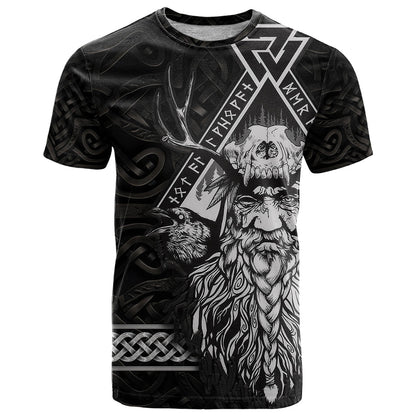 Viking T-Shirt Norse Enigma Odin's Vision Graphic Tee