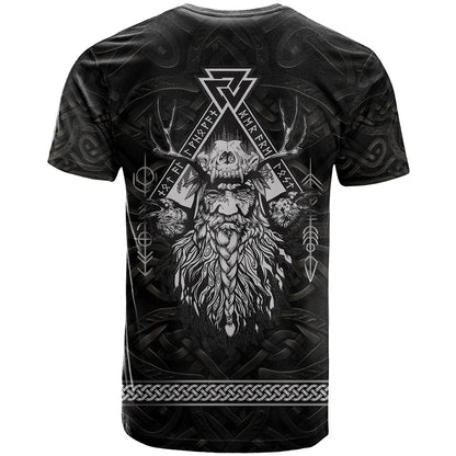 Viking T-Shirt Norse Enigma Odin's Vision Graphic Tee