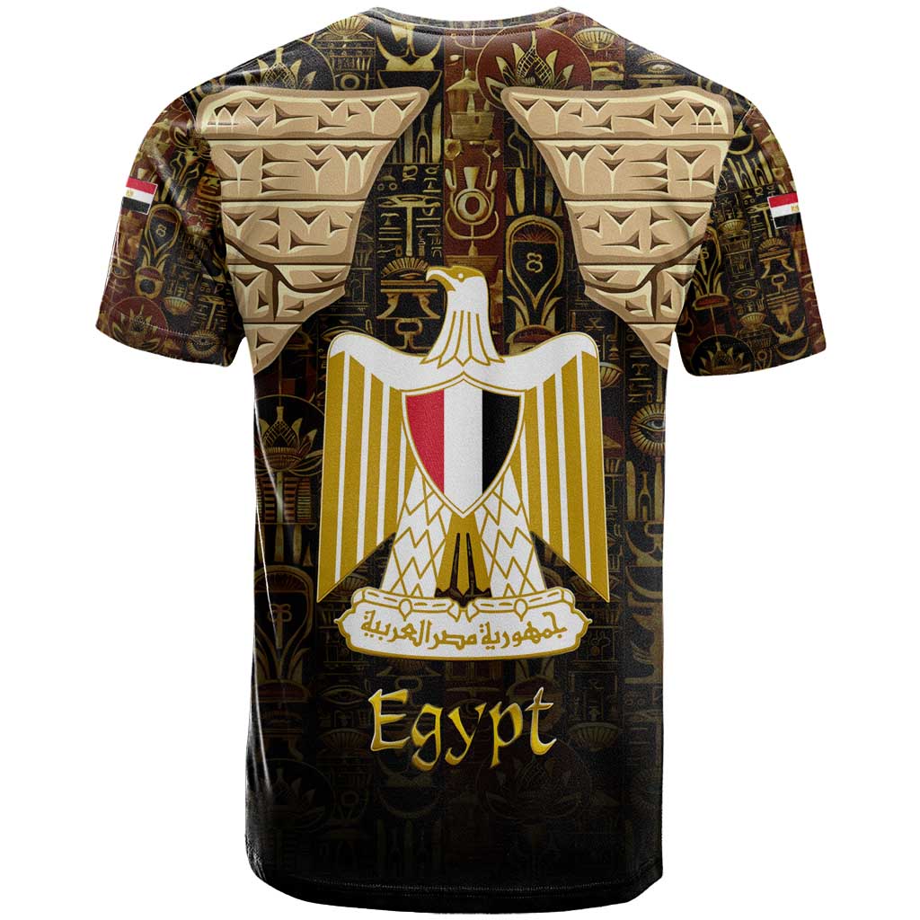 Anubis Egypt T-Shirt with Ancient Hieroglyph Pharaoh Spirit Graphic Tee