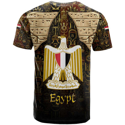 Anubis Egypt T-Shirt with Ancient Hieroglyph Pharaoh Spirit Graphic Tee