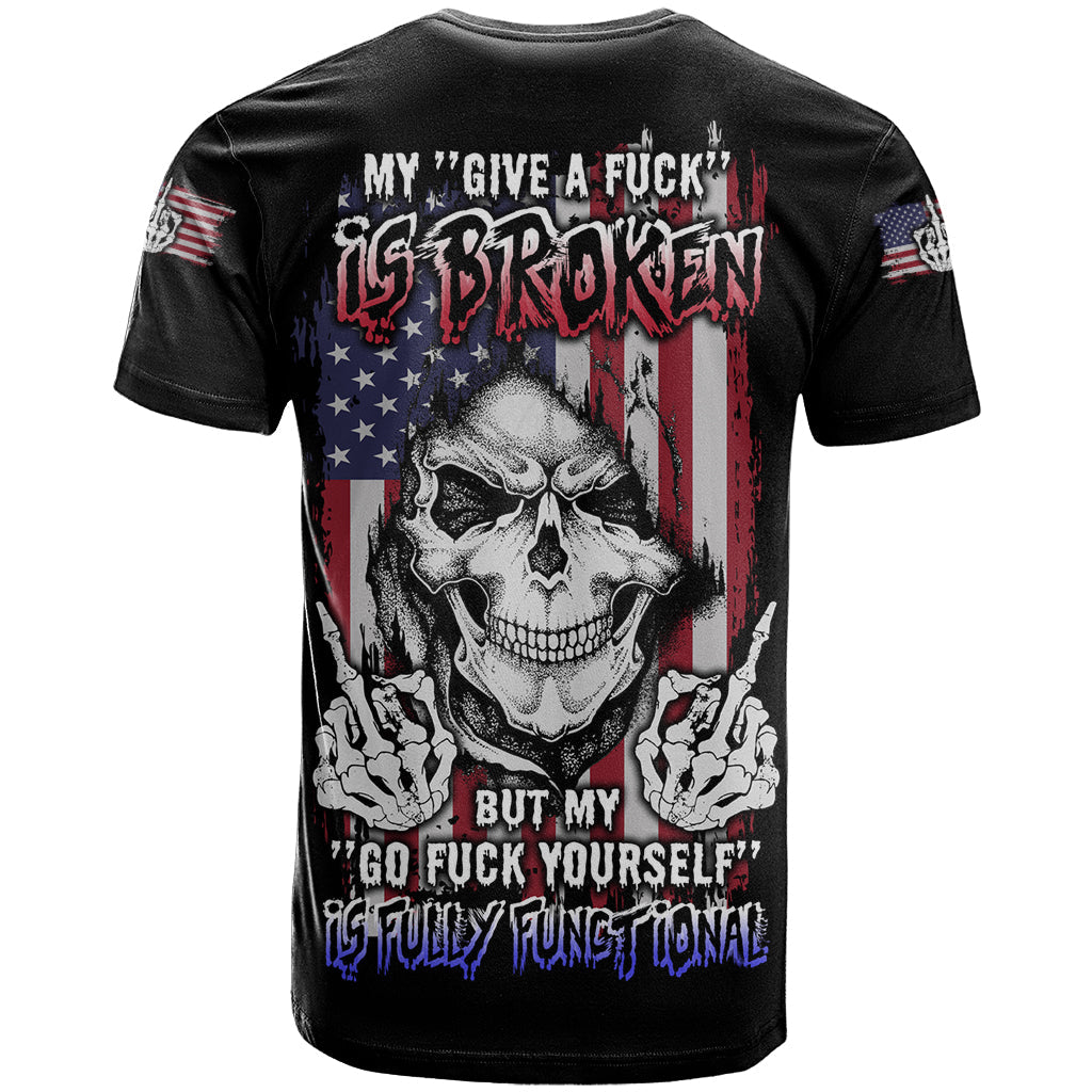 My Give A F Reaper Flag T-Shirt Graphic Tee