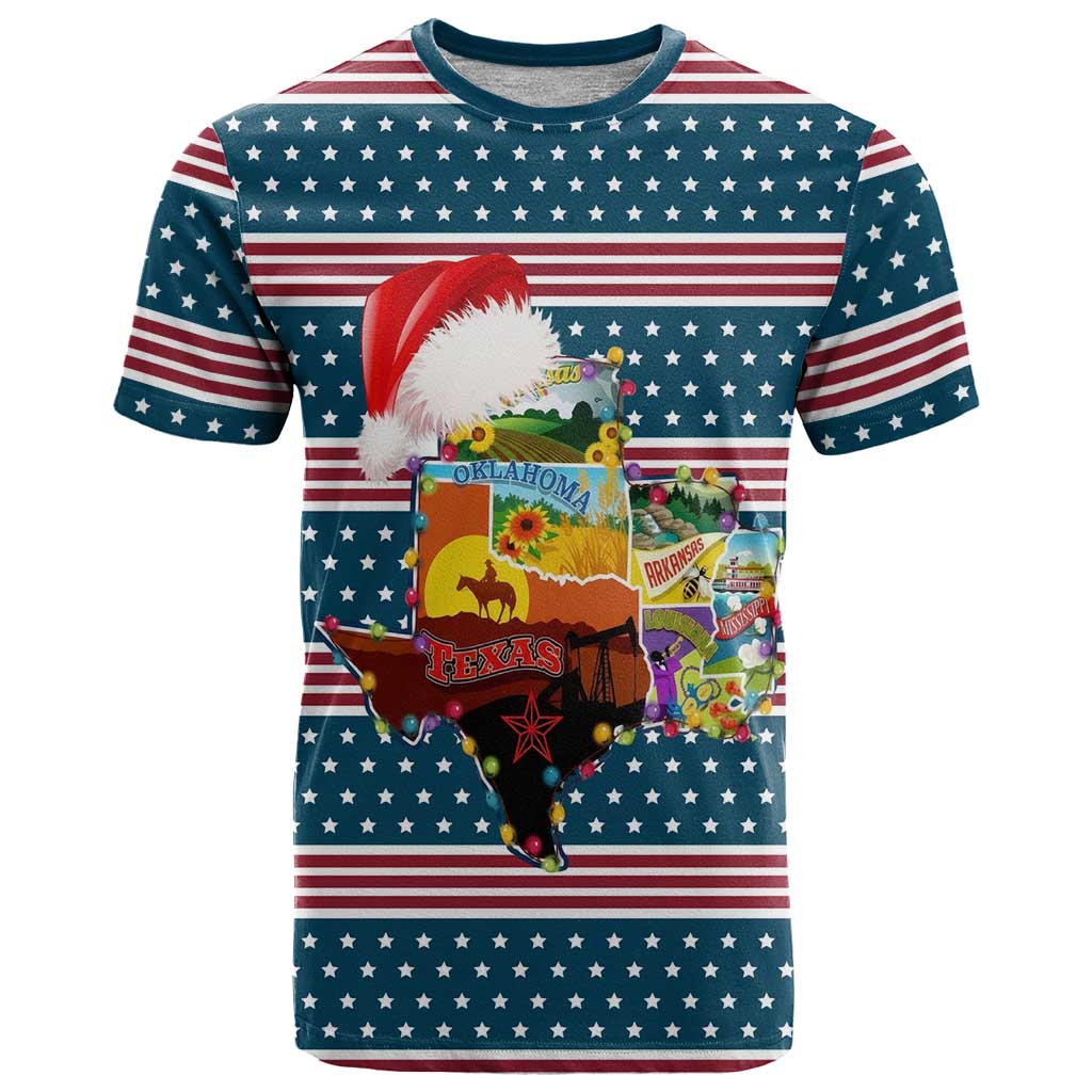 Texas Xmas Christmas Christmas Yall Christmas T-Shirt Xmas Holiday Patterns Graphic Tee