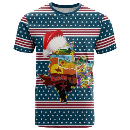 Texas Xmas Christmas Christmas Yall Christmas T-Shirt Xmas Holiday Patterns Graphic Tee