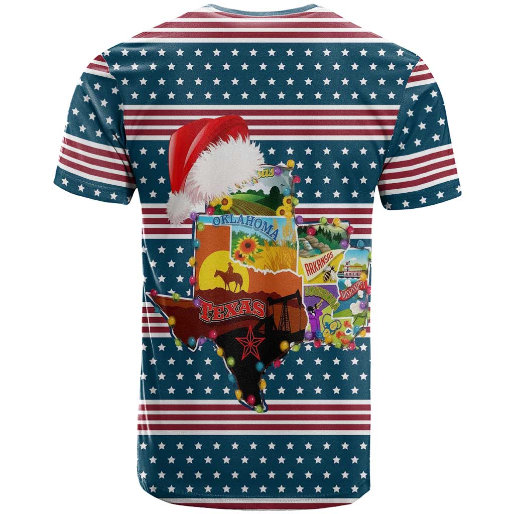 Texas Xmas Christmas Christmas Yall Christmas T-Shirt Xmas Holiday Patterns Graphic Tee