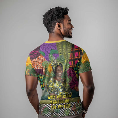Wangari Maathai T-Shirt Colorful Nature-Inspired Design Empowerment Quote African Print Environmental Graphic Tee