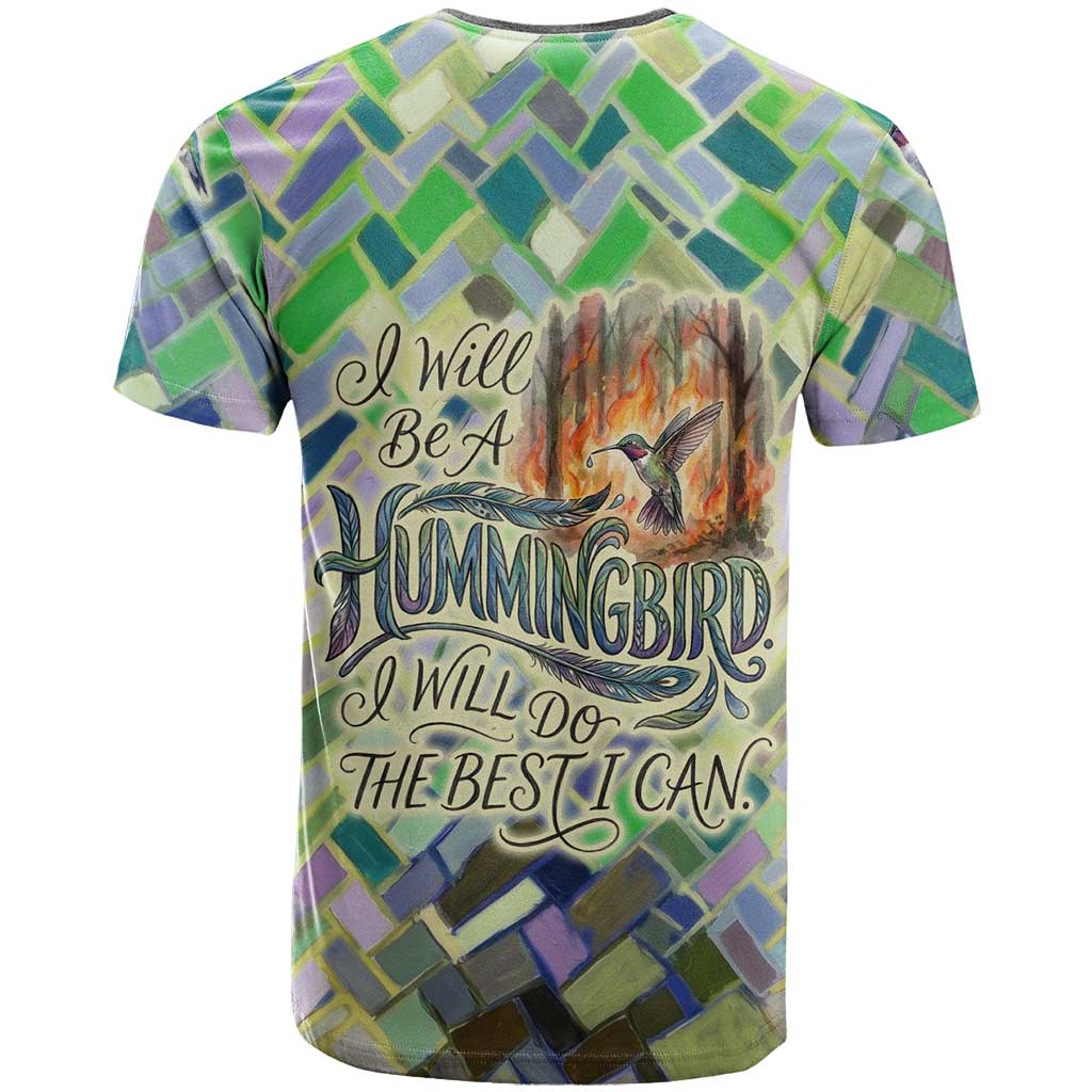 Wangari Maathai T-Shirt Hummingbird Quote Tree Planting Theme Environmental Justice Tribute Graphic Tee