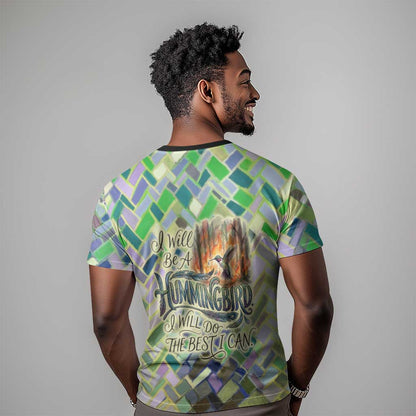Wangari Maathai T-Shirt Hummingbird Quote Tree Planting Theme Environmental Justice Tribute Graphic Tee