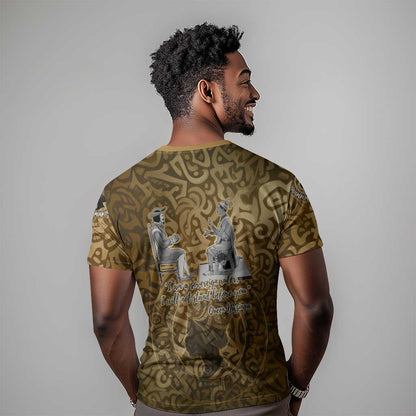 Queen Nzinga T-Shirt Cowrie Crown Silhouette Royal Power Graphic Tee