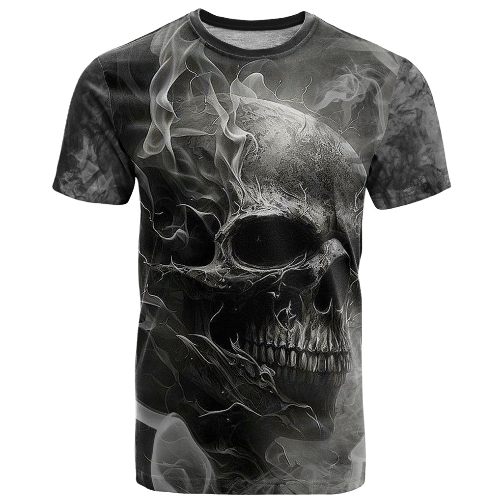Hello Darkness My Old Friend Skull T-Shirt Graphic Tee