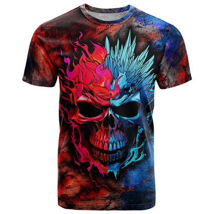 Be Careful Skull T-Shirt Graphic Tee