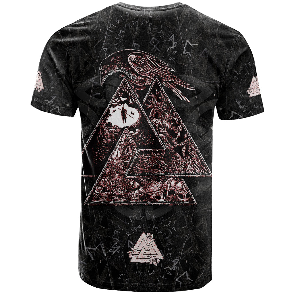 Viking Odin T-Shirt Viking Allfather's Radiance Graphic Tee