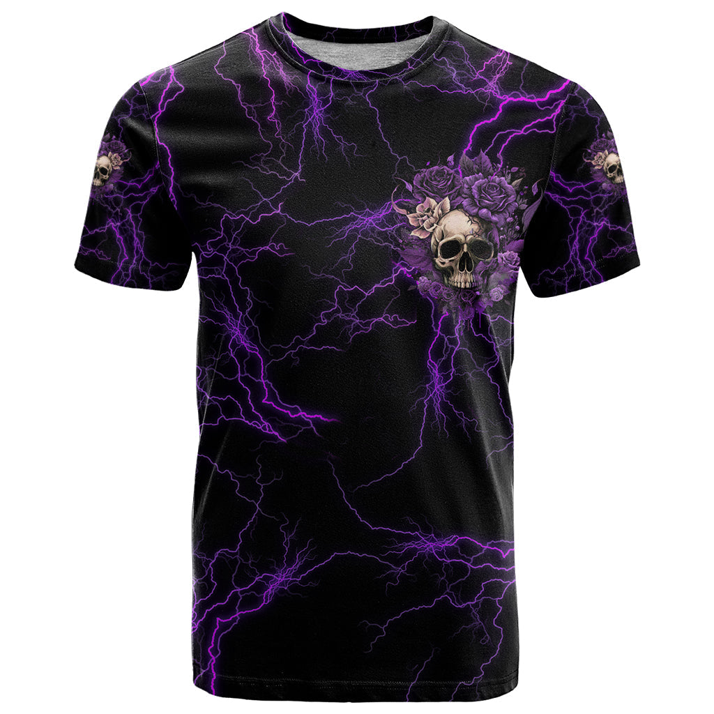 I Am The Storm Rose Skull T-Shirt Graphic Tee