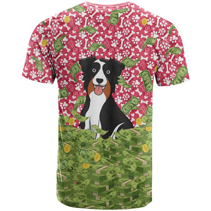 I Work Hard So That My Dog Can Have A Better Life Christmas Christmas T-Shirt Xmas Holiday Patterns Graphic Tee