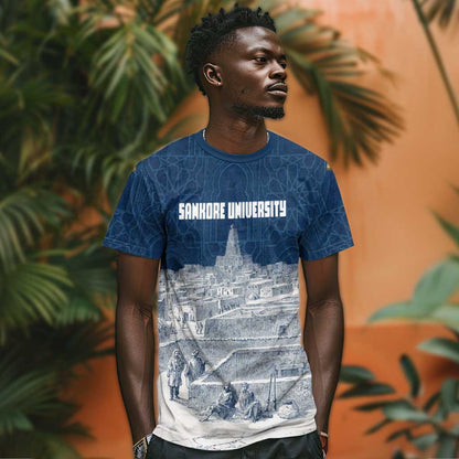 Mansa Musa Sankore University T-Shirt Knowledge is the True Gold - African Scholarly Legacy Graphic Tee