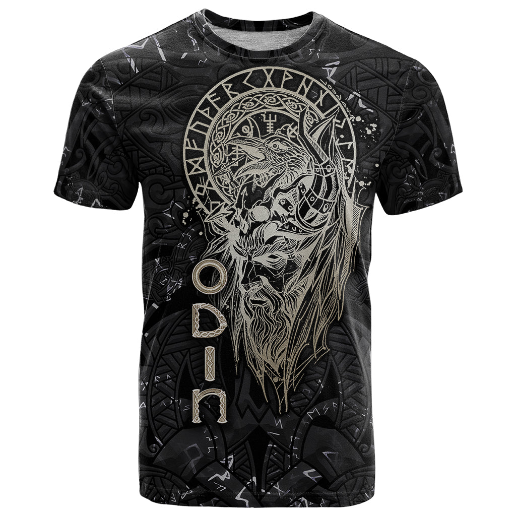 Viking Navigator T-Shirt Odin's Wisdom in Symbols Graphic Tee