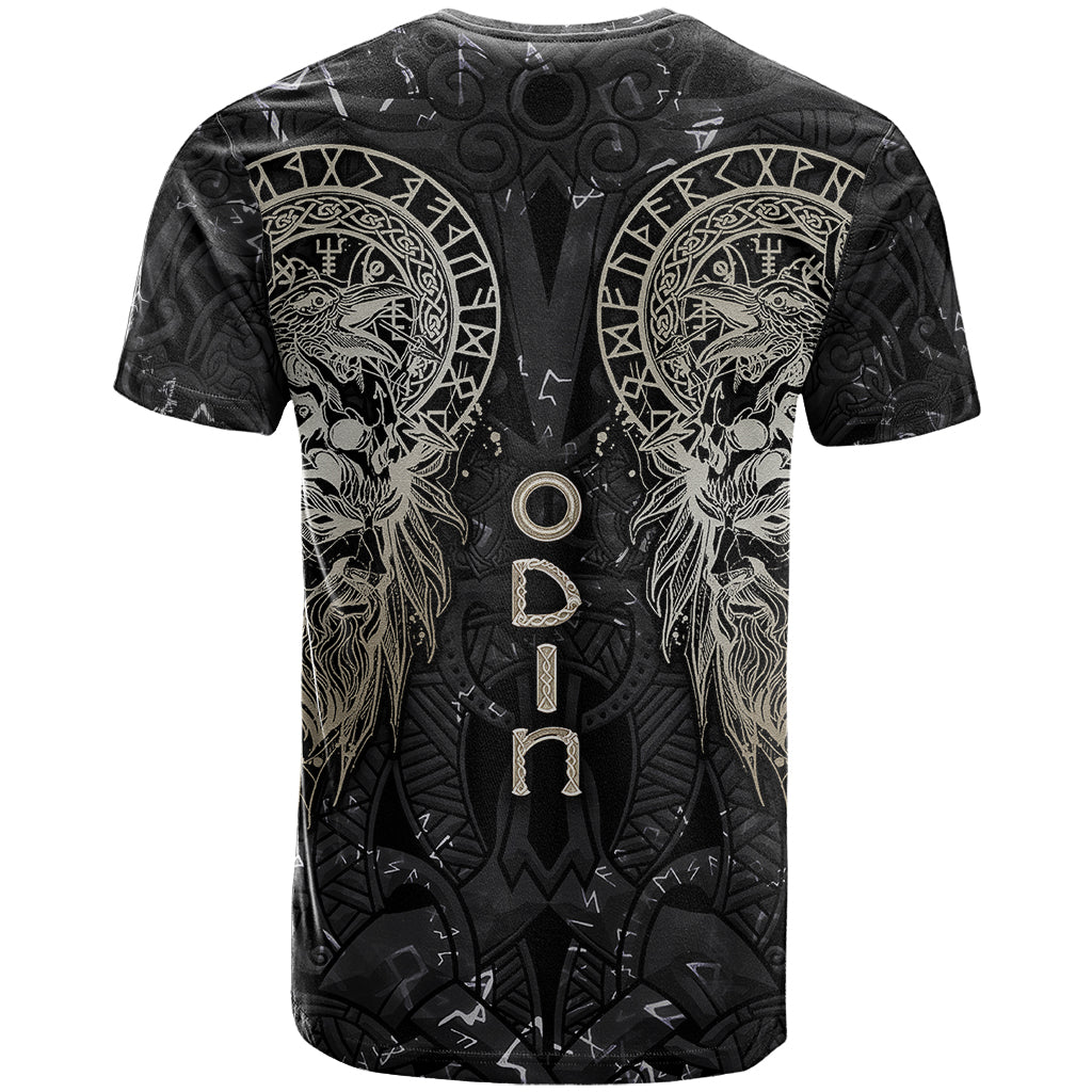 Viking Navigator T-Shirt Odin's Wisdom in Symbols Graphic Tee