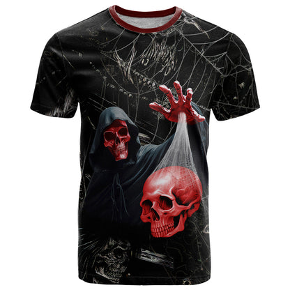 Hello Darkness My Old Friend Skull T-Shirt Graphic Tee