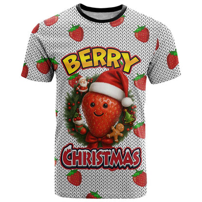 Berry ChristmasYall Christmas T-Shirt Xmas Holiday Patterns Graphic Tee