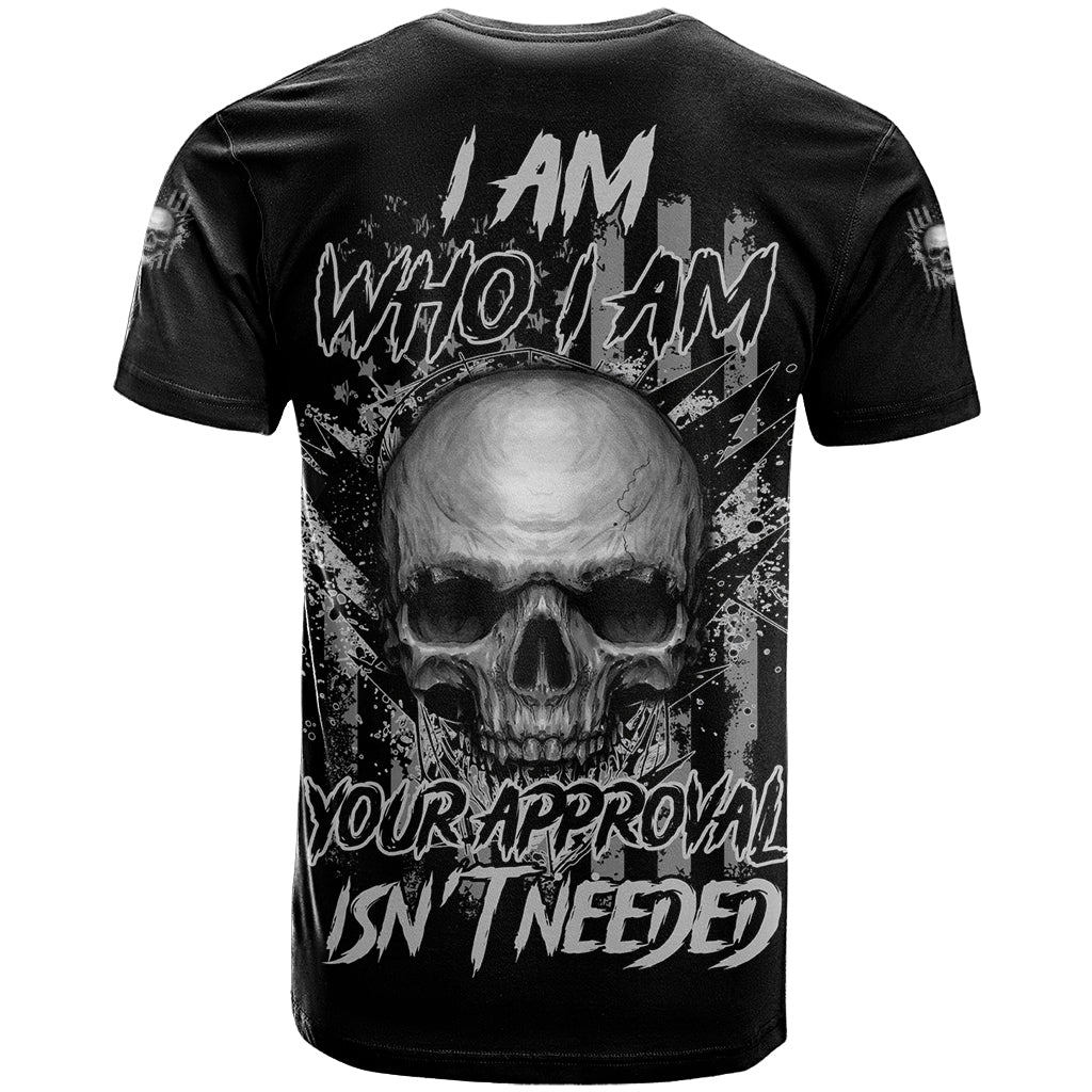 I Am Who I Am Skull T-Shirt Graphic Tee