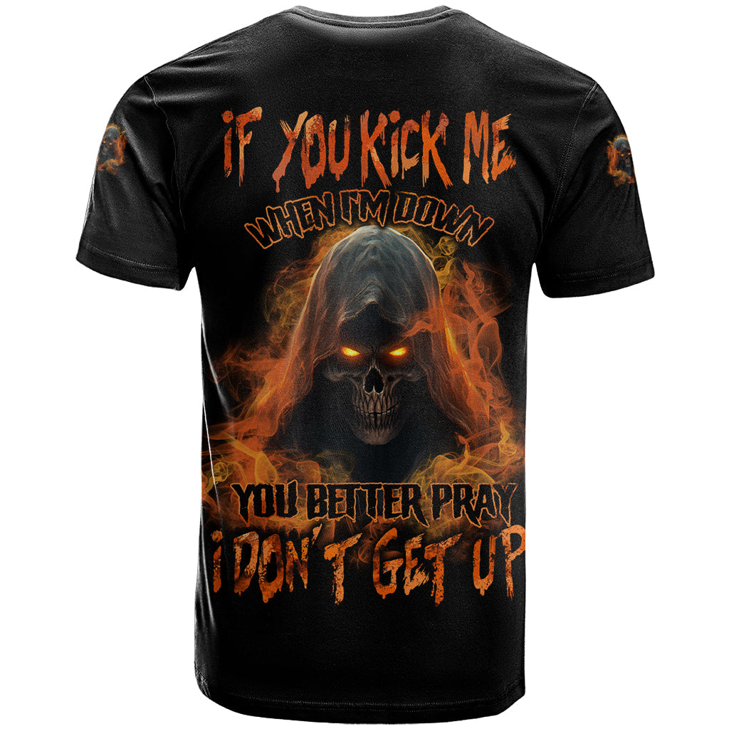 If You Kick Me When I'm Down T-Shirt Graphic Tee