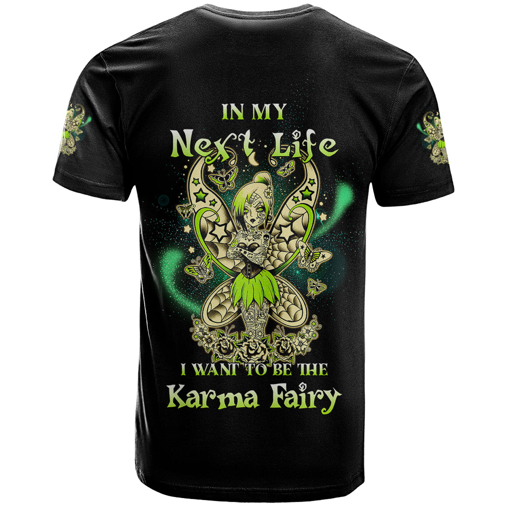 Karma Fairy Skull T-Shirt Graphic Tee