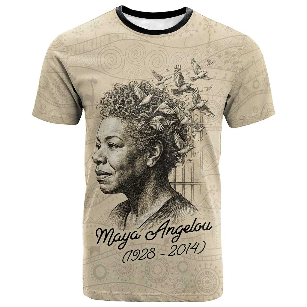 Maya Angelou T-Shirt I Know Why The Caged Bird Sings Graphic Tee