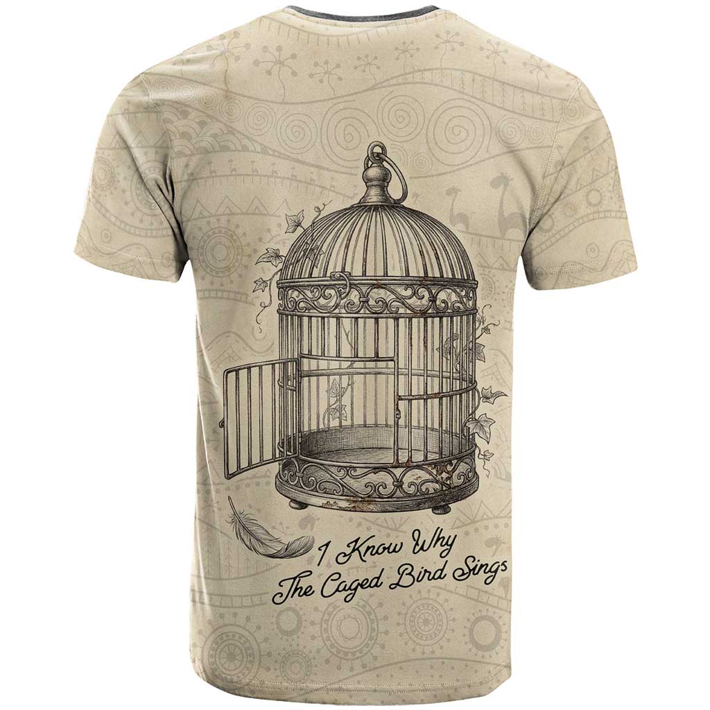 Maya Angelou T-Shirt I Know Why The Caged Bird Sings Graphic Tee