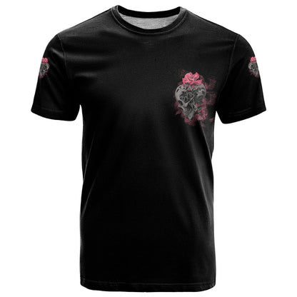 Warning This Tattooed Girl T-Shirt Graphic Tee