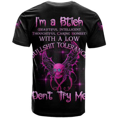 I'm A B Don't Try Me T-Shirt Graphic Tee
