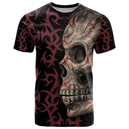 Zero F Given Skull T-Shirt Graphic Tee