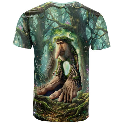 Brr Brr Patapim T-Shirt Glowing Heart and Magical Tree Roots in Enchanted Woods Graphic Tee