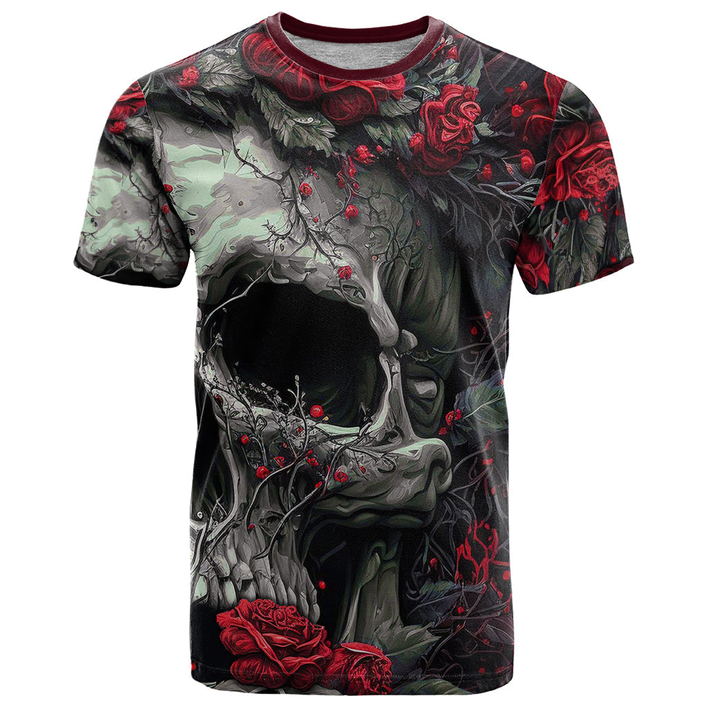 I'm Blunt Because God Rolled Me That Way Skull T-Shirt Graphic Tee