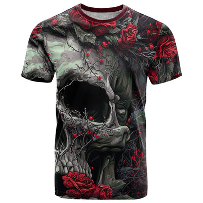 I'm Blunt Because God Rolled Me That Way Skull T-Shirt Graphic Tee