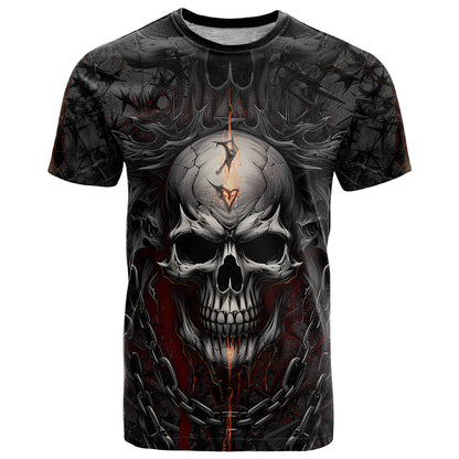 Be Careful Skull T-Shirt Graphic Tee