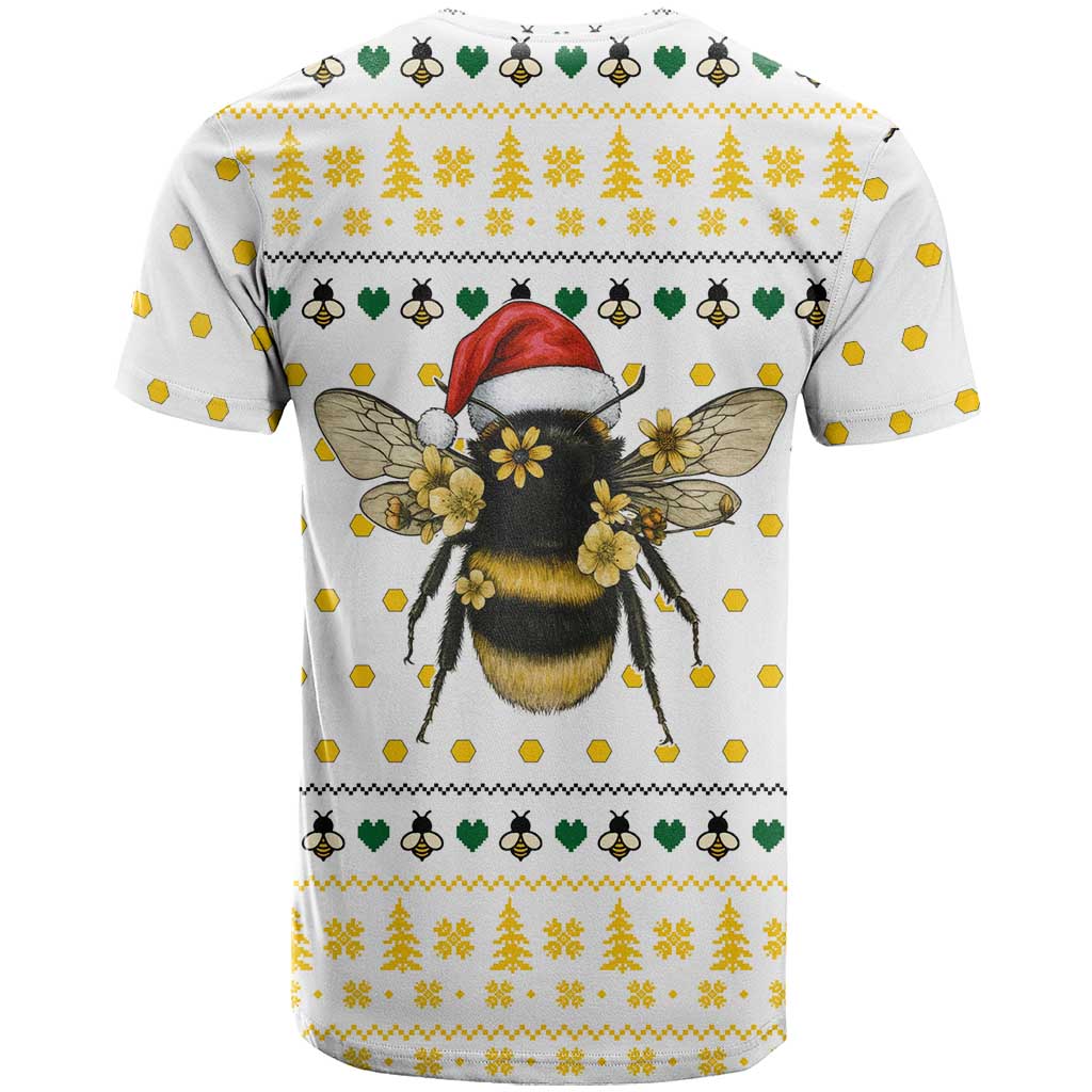 Oh Christmas Bee Bee Christmas T-Shirt Xmas Holiday Patterns Graphic Tee