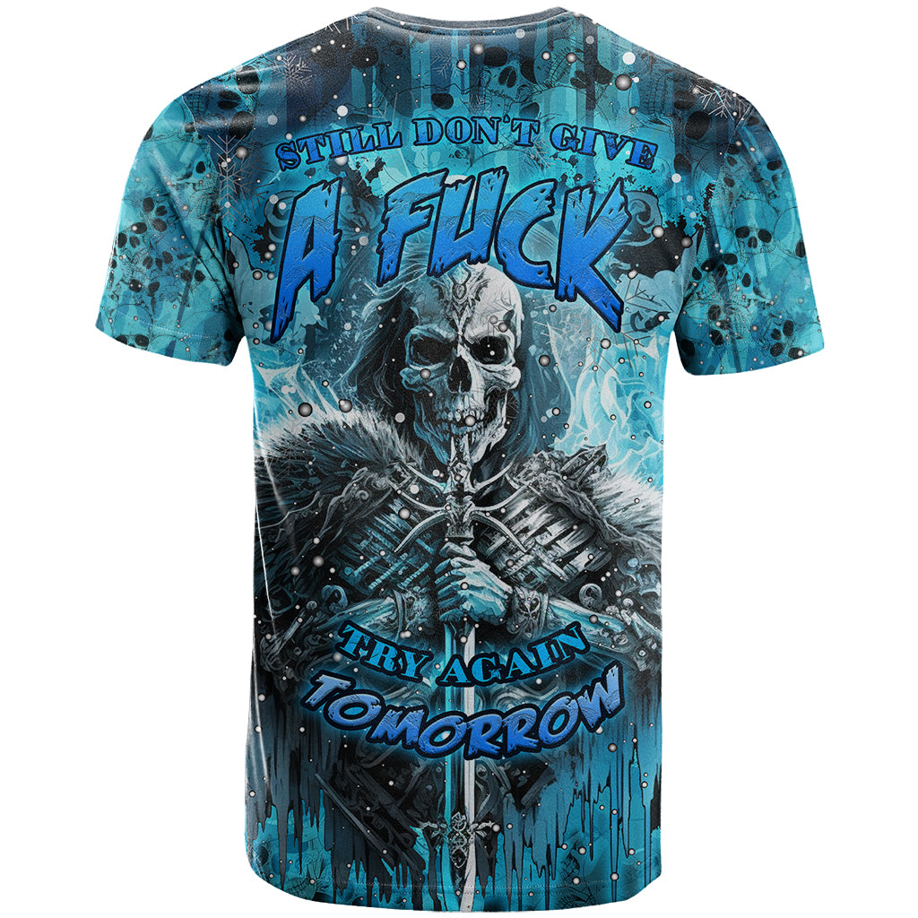Skull T-Shirt Try Again Tomorrow Graphic Tee
