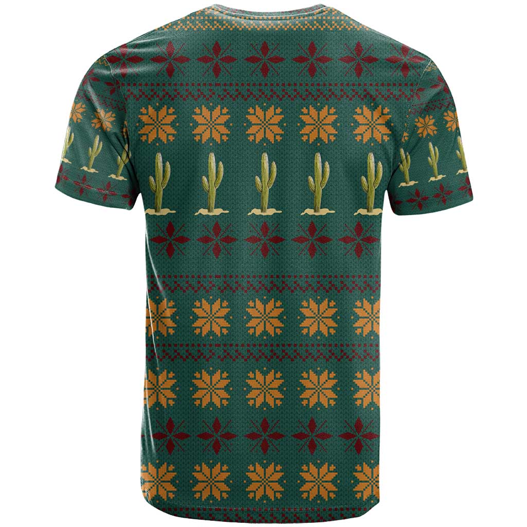 Cactus Gifts Christmas T-Shirt Xmas Holiday Patterns Graphic Tee