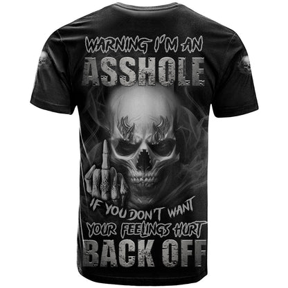 Warning I'm An A Mad Skull T-Shirt Graphic Tee