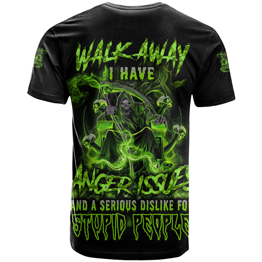 Walk Away I Have Anger Issues T-Shirt Graphic Tee