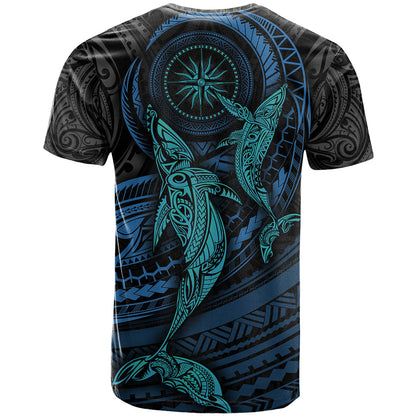 Polynesian Whale T-Shirt Graphic Tee