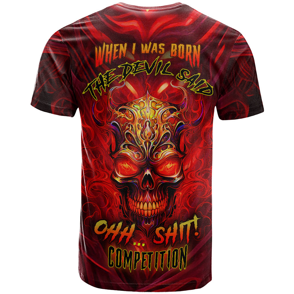 When Is Was Born The Devil T-Shirt Graphic Tee