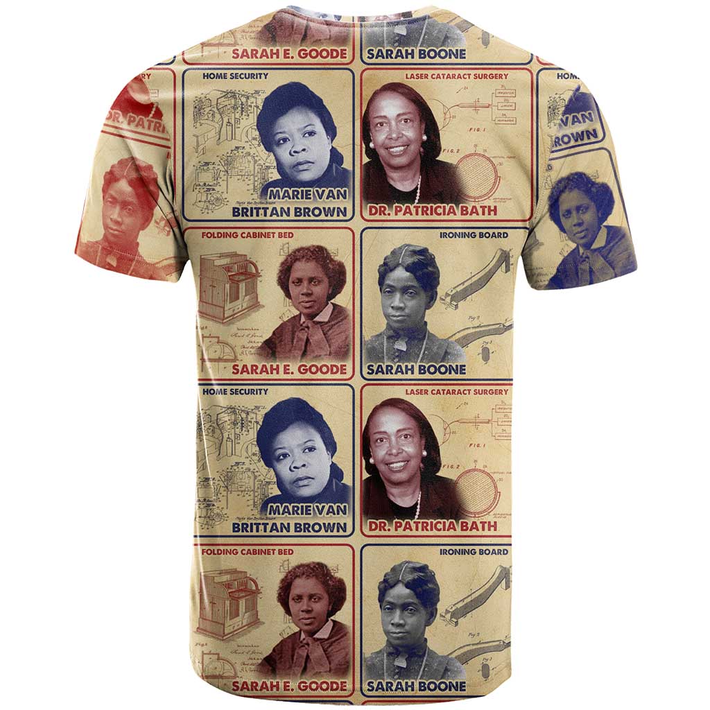 Brains Beauty And Breakthroughs T-Shirt African Trailblazing Women Inventors and Innovators Graphic Tee