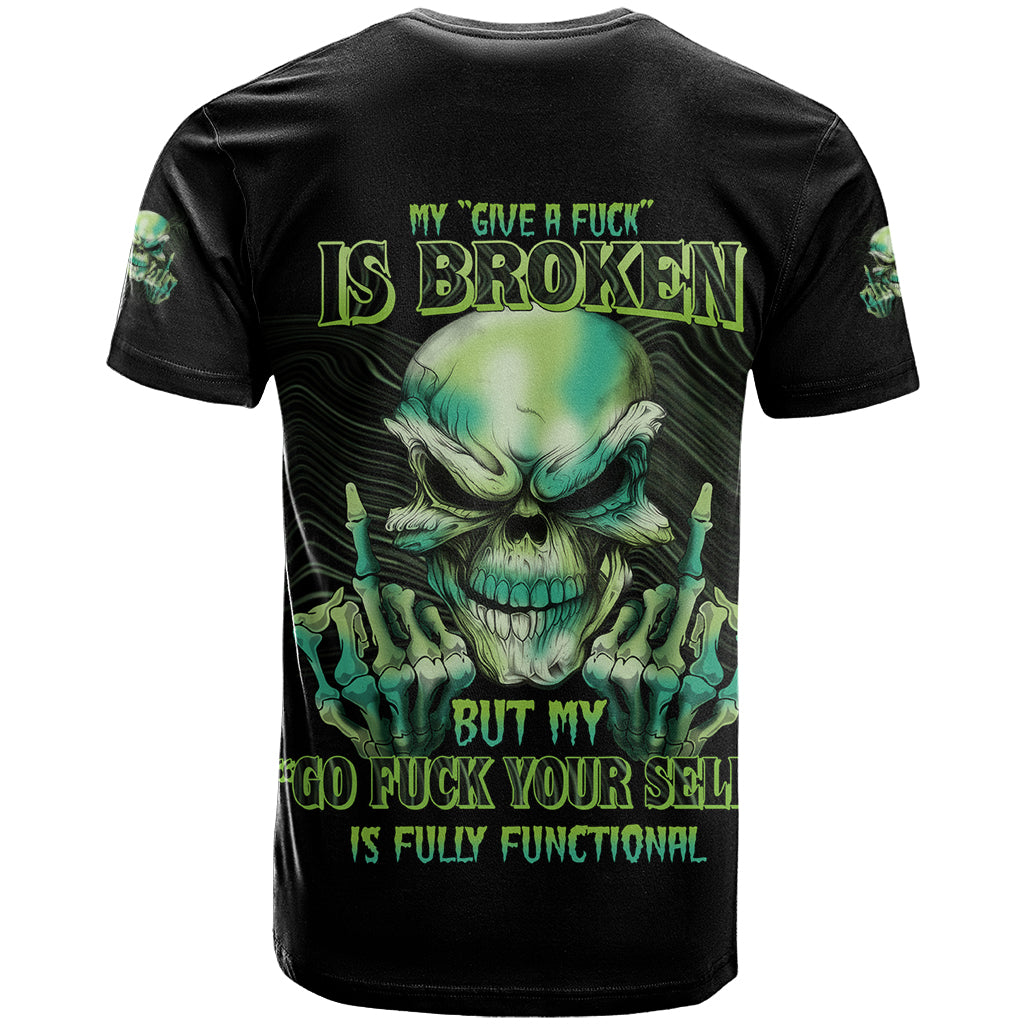 My Give A F Madly Skull T-Shirt Graphic Tee