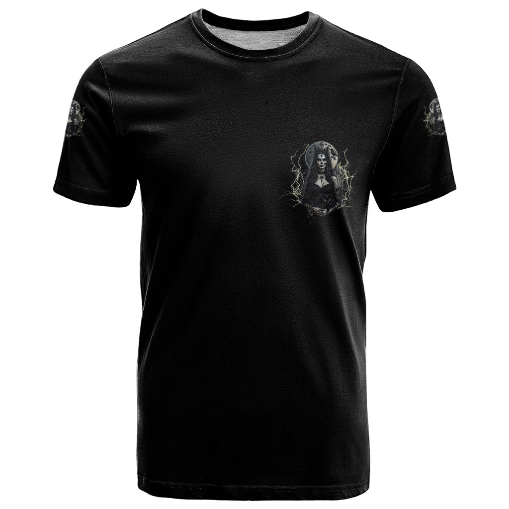 Hello Darkness My Old Friend Halloween Witch T-Shirt Graphic Tee