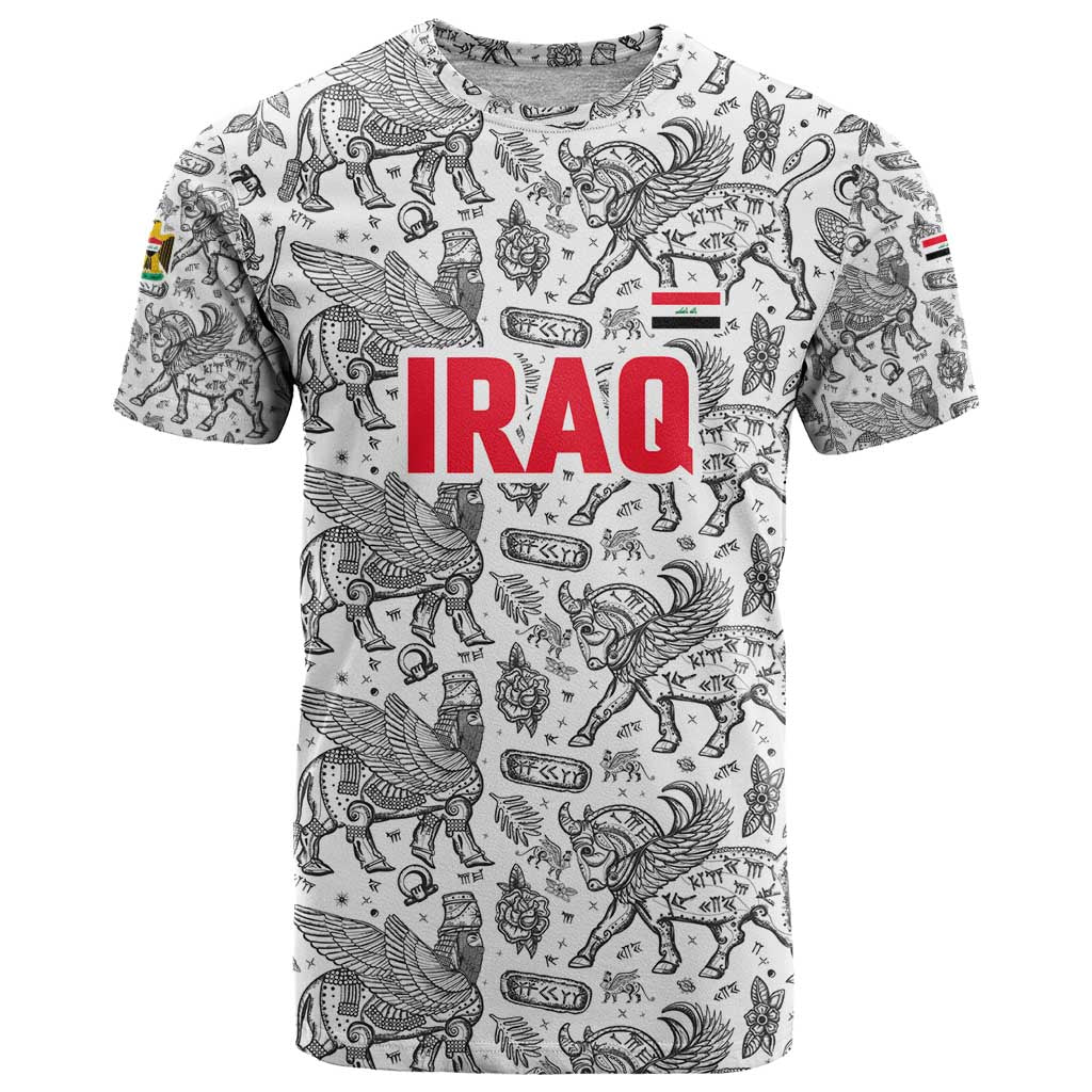 Iraq Ancient Mesopotamian Lamassu T-Shirt with Mythical Motif Design Graphic Tee