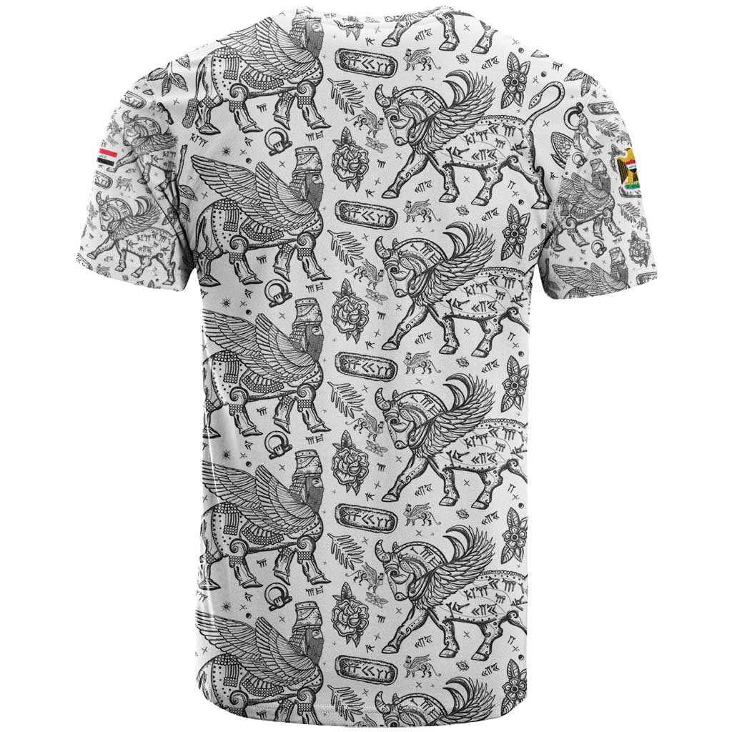 Iraq Ancient Mesopotamian Lamassu T-Shirt with Mythical Motif Design Graphic Tee
