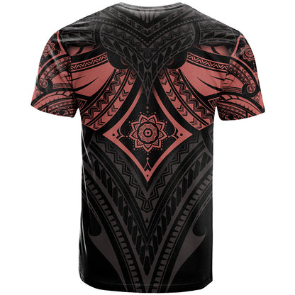 Feminine Polynesian T-Shirt Mandala Tattoo Style Graphic Tee