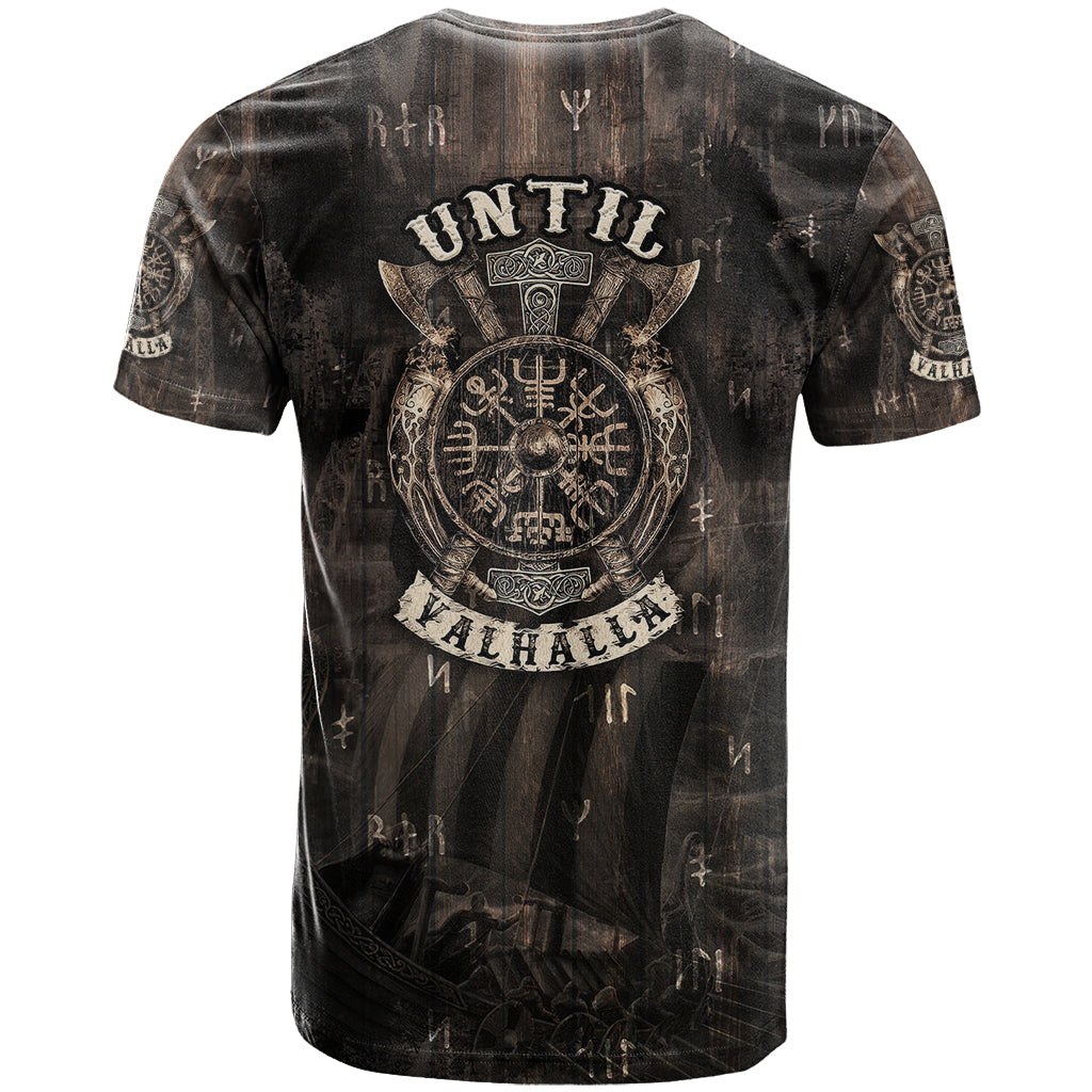 Until Valhalla Viking T-Shirt Graphic Tee