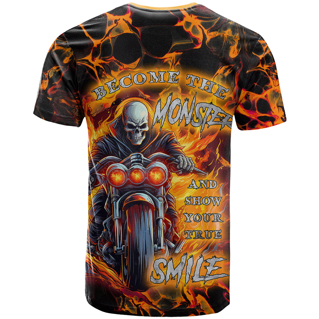 Be Come The Monster And Show Your True Smile T-Shirt Graphic Tee